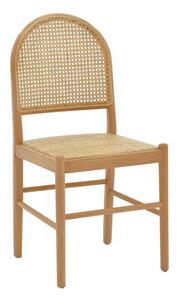 Καρέκλα Alessia pakoworld ξύλο οξιάς-rattan φυσικό 43x40x89εκ