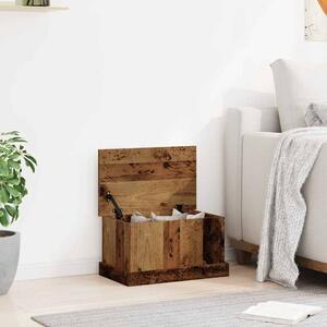 VidaXL Κουτί Αποθήκευσης Όψη Παλαιού Ξύλου 30x50x28 εκ. Επεξ.Ξύλο