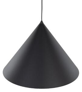 TK Lighting Κρεμαστό φωτιστικό Cono, 1 λάμπα, Ø 50 cm, μαύρο, E27, ρυθμιζόμενος, Μαύρο, Σαλόνι / τραπεζαρία, Μέταλλο, σύγχρονο
