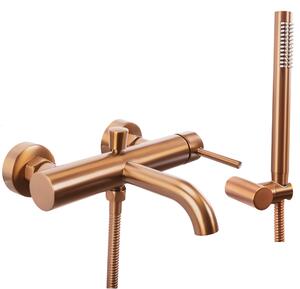 Βρύση μπανιέρας Rea Lungo Copper Brush