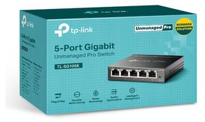 TP-LINK Easy Smart Switch TL-SG105E, 5-Port Gigabit, Ver. 5.0