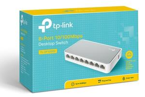 TP-LINK Desktop Switch TL-SF1008D, 8-port 10/100Mbps, Ver. 8.2