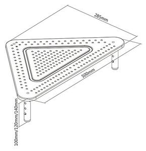 BRATECK επιτραπέζια βάση STB-083 για οθόνη 13"-32" & laptop, έως 20kg