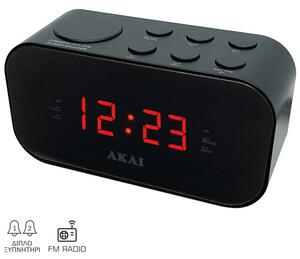 Akai ACR-3088 Ψηφιακό ξυπνητήρι με ραδιόφωνο και διπλή αφύπνιση