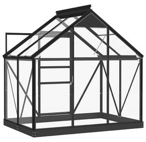 VidaXL Θερμοκήπιο Γυάλινο Ανθρακί 155 x 103 x 191 εκ. από Αλουμίνιο