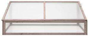 VidaXL Θερμοκήπιο Γκρι 110 x 58,5 x 39 εκ. από Ξύλο Ελάτης
