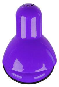 GloboStar® STUDENT PURPLE 01537 Μοντέρνο Επιτραπέζιο Φωτιστικό Γραφείου Μονόφωτο 1 x E27 Μωβ με Λευκό Μεταλλικό με Διακόπτη ΟN/OFF Καμπάνα Φ12 x Υ32cm