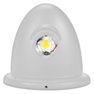 GloboStar® 93070 LED Φωτιστικό Τοίχου Αρχιτεκτονικού Φωτισμού Up Down Λευκό Αδιάβροχο IP65 10 Watt 30° 1400lm 230V CREE Θερμό Λευκό Μ15.1 x Π9.3 x Υ14.5cm