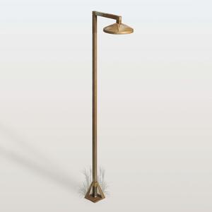 Moretti Luce Φωτιστικό διαδρόμου LED Aura Disk, 100 εκ. x 19,5 εκ., ορείχαλκος αντίκα, Μπρούτζινο / Αντικέ ορείχαλκου, Ορείχαλκος, Εξοχική κατοικία / Ρουστίκ