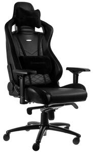 Noblechairs EPIC Gaming Chair Breathable, 4D armrests, 60mm casters - black