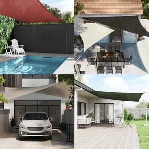 VidaXL Πανί Σκίασης Taupe 4 x 7 μ. από HDPE 160 γρ./μ²