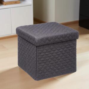 Σκαμπό Με Αποθηκευτικό Χώρο F-V Folding Stool D.Grey 167846A