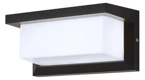 POWERTECH LED φωτιστικό τοίχου HLL-0165, 12W, 4000K, 960lm, IP65, μεταλλικό, μαύρο