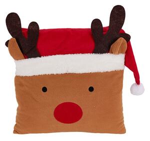 Χριστουγεννιάτικο Μαξιλάρι Fleece (40x40) K-M Reindeer ANT001930