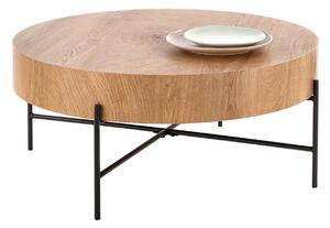 BROKLYN c. table natural oak / black DIOMMI V-CH-BROOKLYN-LAW