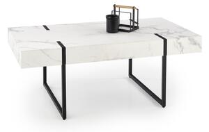 BLANCA c. table white marble / black DIOMMI V-CH-BLANCA-LAW