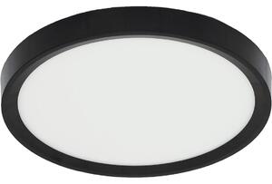 Fulgur 41811 - Φωτιστικό οροφής LED NOMY LED/18W/230V διάμετρος 23 cm μαύρο