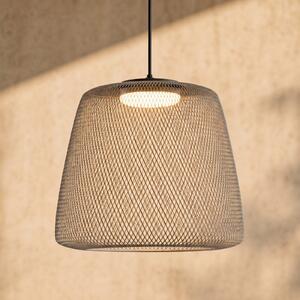 Lucande Φωτιστικό οροφής LED Korvyn, γκρι πέτρα, Ø 50 cm, ρυθμιζόμενη ένταση, ρυθμιζόμενος, Γκρι, Μέταλλο, σχεδιασμός