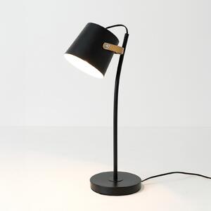 Holländer Επιτραπέζιο φωτιστικό ESPERTO, μαύρο, ύψος 53 cm, μέταλλο, E27, Μαύρο, Σαλόνι / τραπεζαρία, Μέταλλο