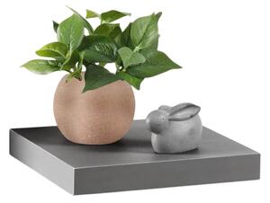 Ράφι Τοίχου Homea με διαστάσεις 25x22.8x3.4cm - Antracite Grey