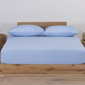 Σεντόνι Μακό King Size Με Λάστιχο (180x200+35) Nef-Nef Homeware Jersey Sky