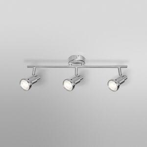 OSRAM Προβολέας οροφής, ασημί, μέταλλο 3 φτερά GU10-LED 2.700 K, Μεταλλικό, Αλουμίνιο