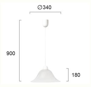 Φωτιστικό Οροφής Μονόφωτο Viokef Duet White 3927500
