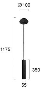 Φωτιστικό Οροφής Μονόφωτο Viokef Lesante Black 4144301