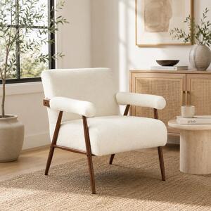 Πολυθρόνα Μπουκλέ (76x72x82) Spitishop Casablanca Beige