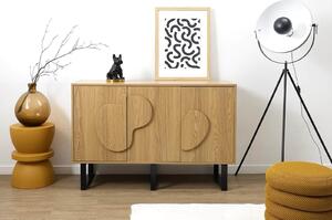 Μπουφές Calypso Home Deco Factory με διαστάσεις 120x40x79cm - Απόχρωση Ξύλου