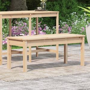 VidaXL Παγκάκι Κήπου 109x44x45 εκ. από Μασίφ Ξύλο Πεύκου