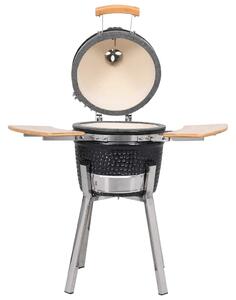 VidaXL Kamado Ψησταριά Κάρβουνου / Συσκευή Καπνίσματος Κεραμική 81 εκ
