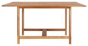 VidaXL Τραπέζι Κήπου 150 x 150 x 76 εκ. από Μασίφ Ξύλο Teak