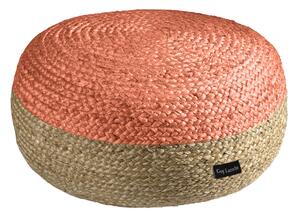 Πούφ Jute Double Coral 50x50x25εκ. Guy Laroche