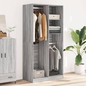 VidaXL Ντουλάπα Γκρι Sonoma 100 x 50 x 200 εκ. από Επεξεργασμένο Ξύλο