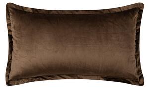 Διακοσμητική Μαξιλαροθήκη Βελουτέ (35x60) Silk Fashion A804 Σκούρο Καφέ