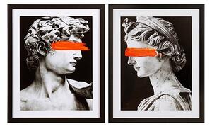 Δίπτυχος Πίνακας Με Κορνίζα (80x50) Estheti 812-10054