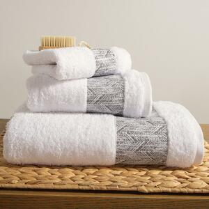 Πετσέτα Χεριών (30x50) Nef-Nef Homeware Premium Depreo White 500gsm