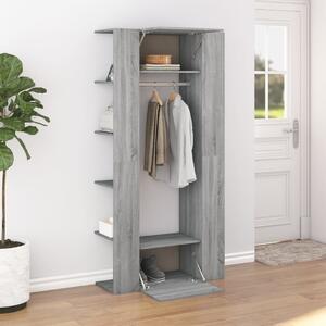 VidaXL Ντουλάπι Διαδρόμου Γκρι Sonoma 97,5 x 37 x 99 εκ. Επεξεργ. Ξύλο