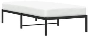 VidaXL Μεταλλικό πλαίσιο κρεβατιού Μαύρο 90x200 cm