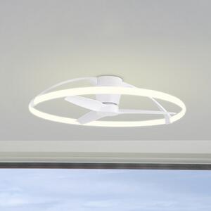 Mantra Iluminación Έξυπνος ανεμιστήρας οροφής LED Nepal, λευκός, DC, αθόρυβος, ρυθμιζόμενος, Λευκό, Σαλόνι / τραπεζαρία, Μέταλλο, σύγχρονο