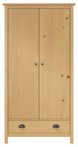 VidaXL Ντουλάπα Hill Δίφυλλη 89x50x170 εκ. Μασίφ Ξύλο Πεύκου
