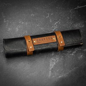 Δερμάτινη Θήκη Μαχαιριών Doxx Amsterdam Rustic Leather με 4 θέσεις μαχαιριών - Sand