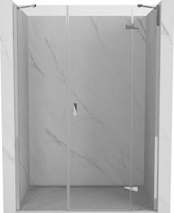 Mexen Mist-H δεξιά ανοιγόμενη πόρτα ντους 130 cm, διαφανές, χρώμιο - 8A5-130-001-01-00-P