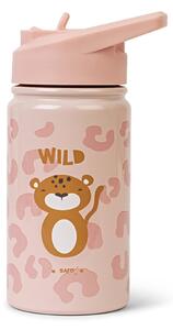 Παγούρι - Θερμός 350ml Με Καλαμάκι Saro Born to Be Wild 74511