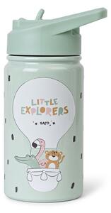 Παγούρι - Θερμός 350ml Με Καλαμάκι Saro Little Explores 74513