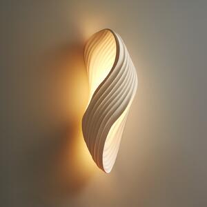 Lindby Φωτιστικό τοίχου Ornela, λευκό, γύψος, ύψος 29,5 cm, ρυθμιζόμενος, Λευκό, Σαλόνι / τραπεζαρία, Γύψος / πηλός, σύγχρονο