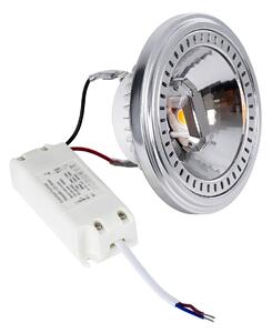 GloboStar® DARKO 60383 Σποτ LED Indirect Anti-Glare AR111 14W 1582lm 40° AC 220-240V IP20 Φ11.1 x Υ6.6cm Θερμό Λευκό 2700K Dimmable - Bridgelux High Lumen COB Gen2 - TÜV Certified Driver - 5 Years Warranty