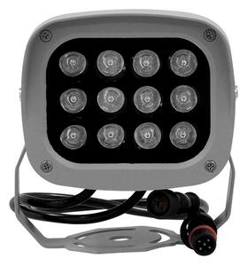 LED Προβολέας Αρχιτεκτονικού Φωτισμού GENIUS DMX512 24W CREE 24v 2400lm Δέσμης 10° Μοιρών Αδιάβροχος IP67 RGB GloboStar 05021