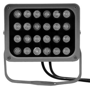 LED Προβολέας Αρχιτεκτονικού Φωτισμού GENIUS DMX512 48W CREE 24v 4800lm Δέσμης 10° Μοιρών Αδιάβροχος IP67 RGB GloboStar 05028